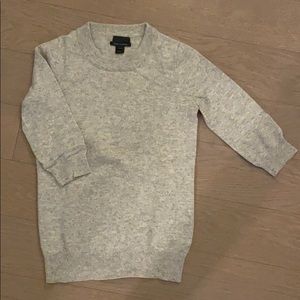 Jcrew Heather Gray Cashmere Sweater XXS